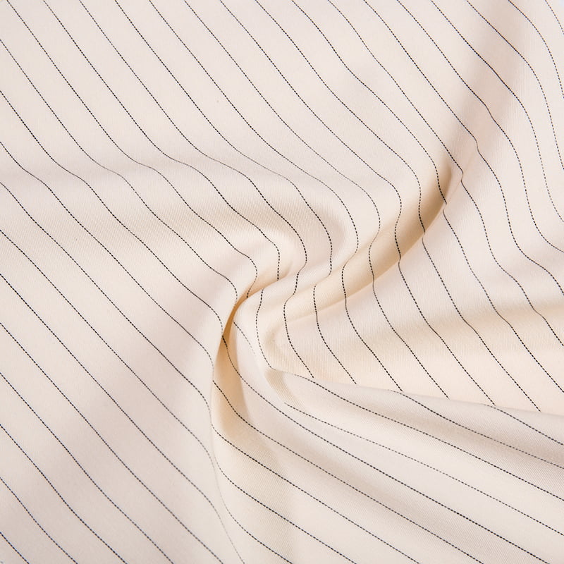 FX55895 Customize Stripe Design Viscose / Poly PWILL T sp spandex fabricae ad dominarum scriptor sectam et uniforms